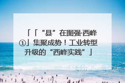「“县”在图强·西峰①」集聚成势！工业转型升级的“西峰实践”