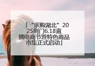 “乐购湖北”2025荆门6.18直播电商节暨特色商品市集正式启动