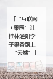 “互联网+果园”让桂林灌阳李子果香飘上“云端”