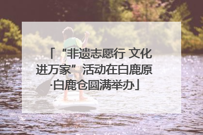 “非遗志愿行 文化进万家”活动在白鹿原·白鹿仓圆满举办