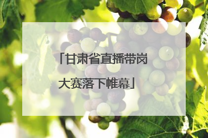 甘肃省直播带岗大赛落下帷幕
