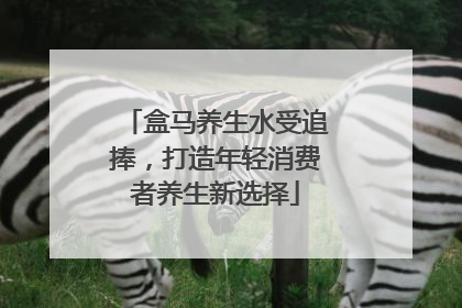 盒马养生水受追捧，打造年轻消费者养生新选择
