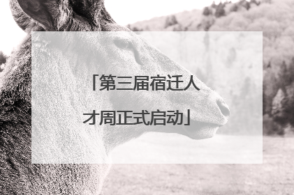 第三届宿迁人才周正式启动