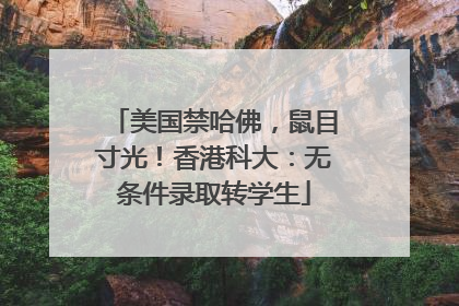 美国禁哈佛，鼠目寸光！香港科大：无条件录取转学生