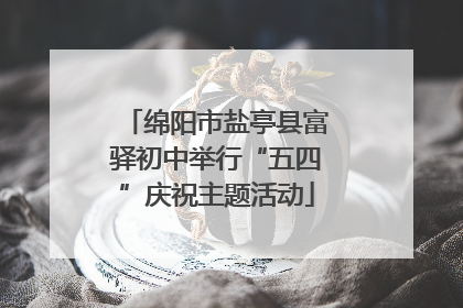 绵阳市盐亭县富驿初中举行“五四”庆祝主题活动