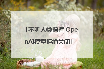 不听人类指挥 OpenAI模型拒绝关闭
