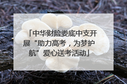 中华财险娄底中支开展“助力高考，为梦护航”爱心送考活动