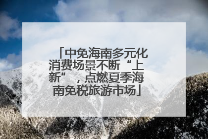 中免海南多元化消费场景不断“上新”，点燃夏季海南免税旅游市场