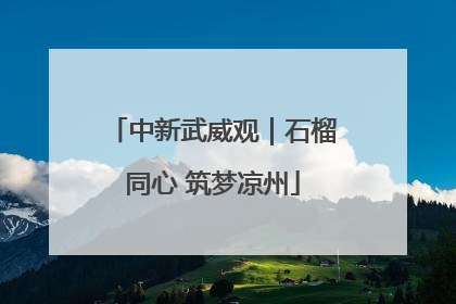 中新武威观｜石榴同心 筑梦凉州