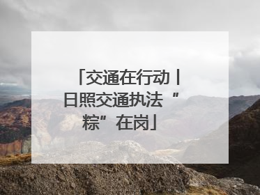 交通在行动丨日照交通执法“粽”在岗
