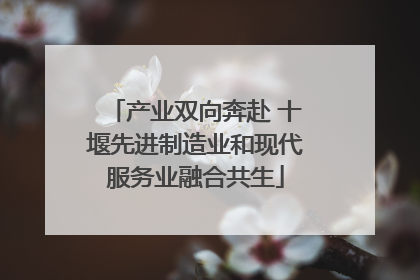 产业双向奔赴 十堰先进制造业和现代服务业融合共生