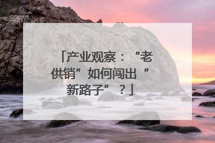 产业观察：“老供销”如何闯出“新路子”？