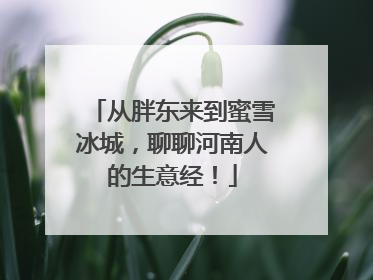 从胖东来到蜜雪冰城，聊聊河南人的生意经！