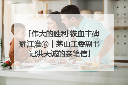 伟大的胜利·铁血丰碑耀江淮⑥｜茅山工委副书记洪天诚的亲笔信