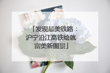 发现最美铁路：沪宁沿江高铁绘就富美新图景