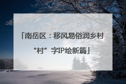 南岳区：移风易俗润乡村 “村”字IP绘新篇