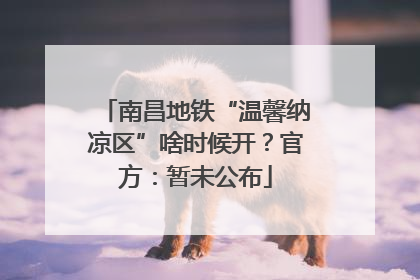 南昌地铁“温馨纳凉区”啥时候开？官方：暂未公布