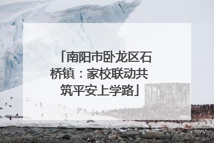 南阳市卧龙区石桥镇：家校联动共筑平安上学路