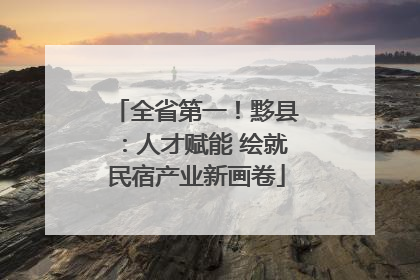 全省第一！黟县：人才赋能 绘就民宿产业新画卷