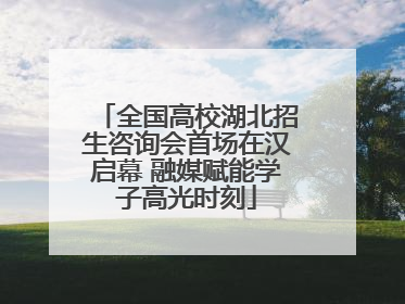 全国高校湖北招生咨询会首场在汉启幕 融媒赋能学子高光时刻