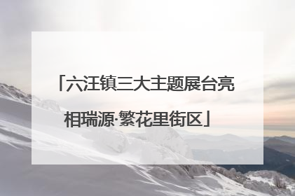 六汪镇三大主题展台亮相瑞源·繁花里街区