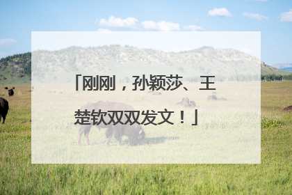 刚刚，孙颖莎、王楚钦双双发文！