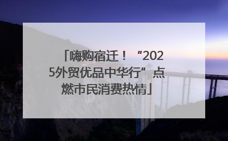 嗨购宿迁！“2025外贸优品中华行”点燃市民消费热情