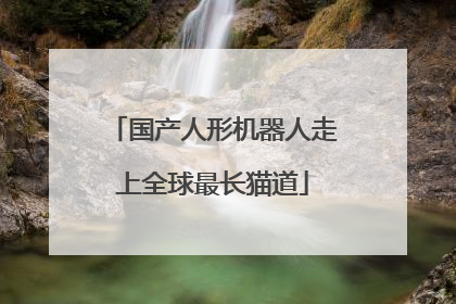 国产人形机器人走上全球最长猫道