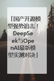 国产开源模型强势追击！DeepSeek与OpenAI最新模型实测对决