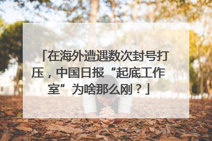 在海外遭遇数次封号打压，中国日报“起底工作室”为啥那么刚？