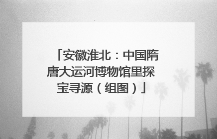 安徽淮北：中国隋唐大运河博物馆里探宝寻源（组图）