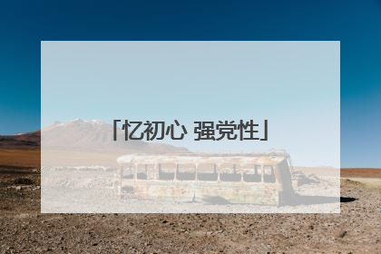 忆初心 强党性