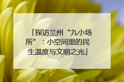 探访兰州“九小场所”：小空间里的民生温度与文明之光