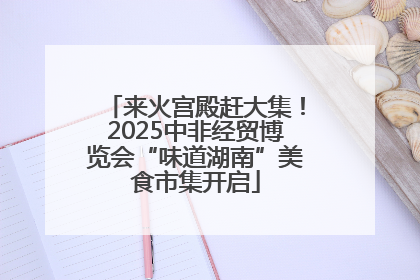 来火宫殿赶大集！2025中非经贸博览会“味道湖南”美食市集开启