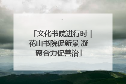 文化书院进行时｜花山书院促新景 凝聚合力促善治