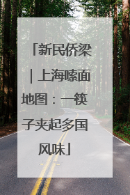 新民侨梁｜上海嗦面地图：一筷子夹起多国风味