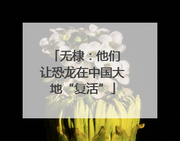无棣：他们 让恐龙在中国大地“复活”