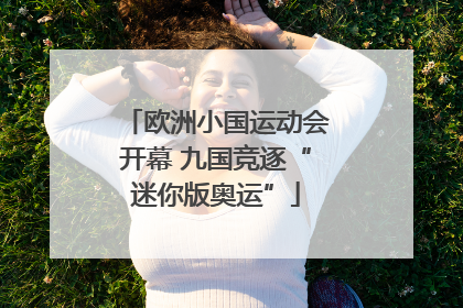 欧洲小国运动会开幕 九国竞逐“迷你版奥运”