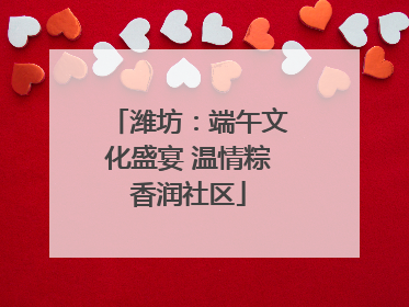 潍坊：端午文化盛宴 温情粽香润社区