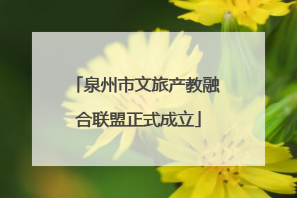泉州市文旅产教融合联盟正式成立