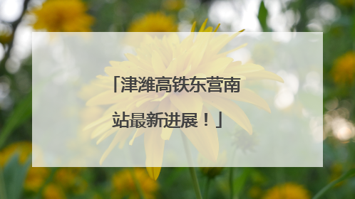 津潍高铁东营南站最新进展！