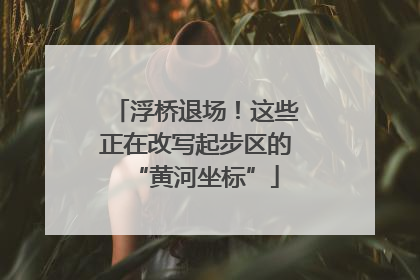 浮桥退场！这些正在改写起步区的“黄河坐标”