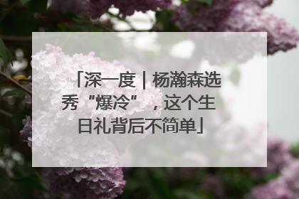 深一度｜杨瀚森选秀“爆冷”，这个生日礼背后不简单