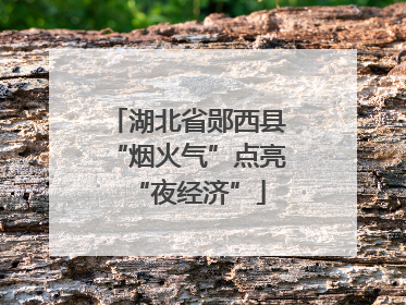 湖北省郧西县“烟火气”点亮“夜经济”