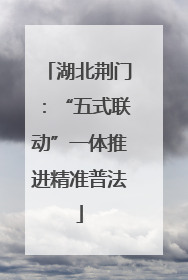 湖北荆门：“五式联动”一体推进精准普法