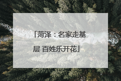 菏泽：名家走基层 百姓乐开花