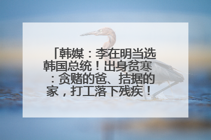 韩媒：李在明当选韩国总统！出身贫寒：贪赌的爸、拮据的家，打工落下残疾！如今仍官司缠身