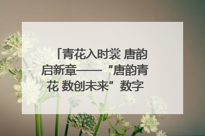 青花入时裳 唐韵启新章——“唐韵青花 数创未来”数字文创设计大赛启幕