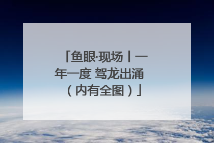 鱼眼·现场丨一年一度 驾龙出涌（内有全图）