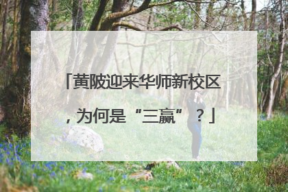 黄陂迎来华师新校区，为何是“三赢”？